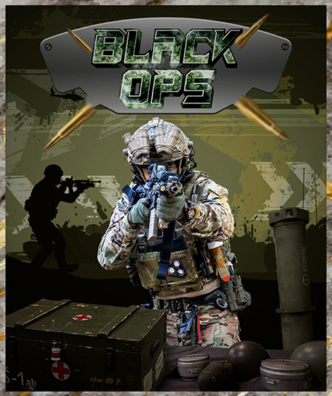 all in adventures escape game black ops poster