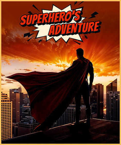 all in adventures escape game superheros adventures poster