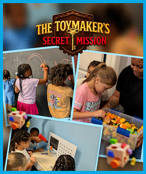 all in adventures escape game Toymaker's Workshop poster